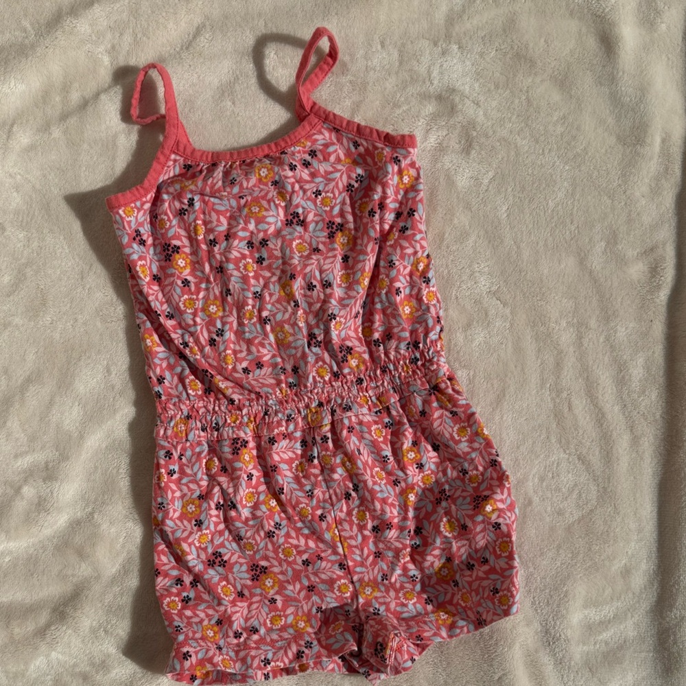 GAP Pink Floral Kids Romper